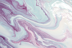 A vibrant abstract painting with swirling purple &amp; blue hues Product Image 1
