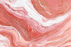 A vibrant pink and white marble texture background with gold Product Image 1