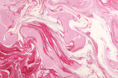 A vibrant pink and white marbled Product Image 1