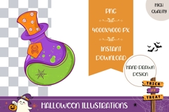 Hand Drawn Halloween Poison Bottle Illustration Product Image 1
