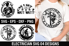 Electrician SVG Design - Got Power Thank A Lineman Product Image 1