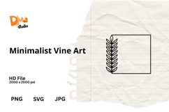 Minimalist Vine Art Product Image 1
