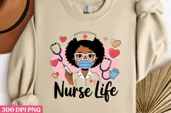 Nurse LIFE PNG, Nurse Sublimation PNG Product Image 2