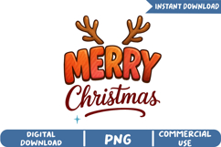 Merry Christmas Sublimation, Christmas Png Product Image 1