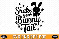 Shake your Bunny tail SVG Design | SVG Cut files Product Image 1