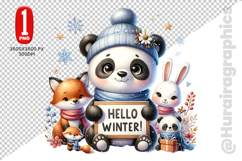 Hellow Winter Clipart - PNG File Product Image 2
