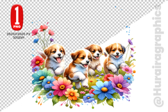Cute Dog Clipart - PNG File Product Image 2