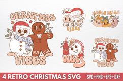 Retro Christmas Tshirt SVG Product Image 1