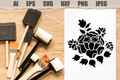 Stencils Flowers SVG Product Image 2