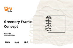 Greenery Frame Concept Product Image 1