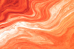 Orange White Marble Swirl Fluid Art Background Product Image 1