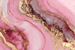 Pink and gold abstract marble design Product Image 1