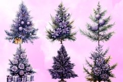 Lavender And Christmas Tree Sublimation Clipart Product Image 2