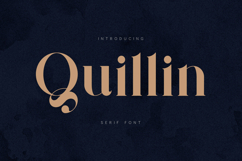 Quillin Serif Elegant Modern Editorial Typeface Product Image 1
