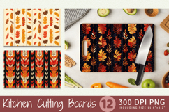 Autumn Knitted Sweater Cutting Boards sublimation Design Product Image 1