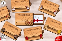 Valentine's Day Gift Card Holder SVG Bundle | Laser Cut Product Image 1