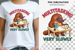 Funny Animal quote png design for T-shirts Product Image 1