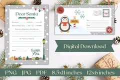 Christmas Letter to Santa, Dear Santa Christmas Letter Product Image 1