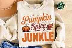 Pumpkin Spice Junkle Svg | Thanksgiving Svg | Shirt Svg Product Image 2
