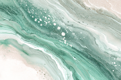 Swirling green and white colors and vibrant textures Product Image 1