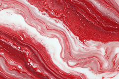 A vibrant red and white marbled abstract texture Product Image 1