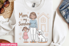 Floral Mama Mom Sublimation PNG Product Image 2
