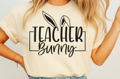 Teacher bunny SVG Product Image 2