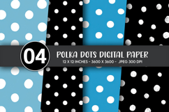 Polka Dots Digital Paper Product Image 1
