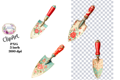 Garden, Ephemera, PNG, Junk Journal, Watercolor, clipart Product Image 1