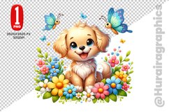 Cute Dog Clipart - PNG File Product Image 1