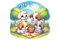 Cute Dog Clipart - PNG File Product Image 1