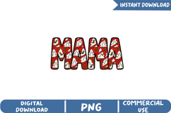 Christmas Mama Sublimation, Christmas Png Product Image 1
