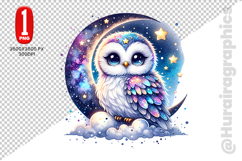 Cute Owl Clipart - PNG File Product Image 2