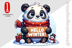Hellow Winter Clipart - PNG File Product Image 2