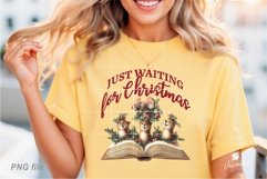Just Waiting for Christmas PNG Sublimation Product Image 1