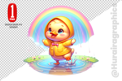 Cute Duck Clipart - PNG File Product Image 2