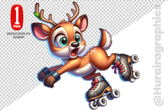 Cute Deer Clipart - PNG File Product Image 1