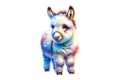 Cute Donkey Clipart - PNG File Product Image 2