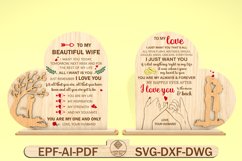 Personalized Romantic Couple Heart Sign Svg Product Image 1
