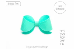 Pinch bow svg Pinch bow template Hair bow svg Hairbow PDF Product Image 7