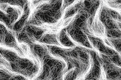 White Tangled Thread Scribble Wave Texture Background Product Image 1