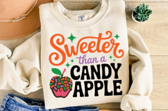 Sweeter than a Candy Apple Svg | Halloween Svg | Shirt Svg Product Image 2