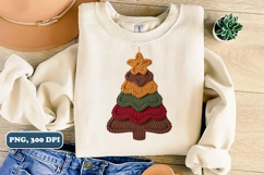 25 Crochet Yarn Christmas Tree PNG Bundle, Christmas tree Product Image 2