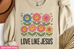 Love like Jesus PNG, Christian Jesus Sublimation P Product Image 2