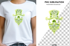 Leprechaun beard hat PNG, for St Patrick shirts and mugs Product Image 2