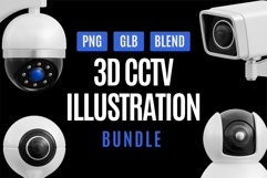 3D CCTV &amp; Security Camera Collection Product Image 1