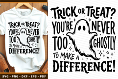 Trick or treat , Funny Halloween SVG T shirt, Sarcastic PNG Product Image 1