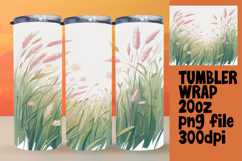 Creative 20oz Tumbler Template , Flowers Product Image 1