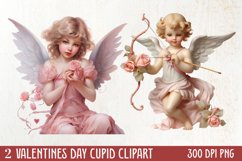 Valentines Day Cupid Sublimation Bundle, Cupid Watercolor Product Image 1