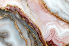 A marble pattern with gold accents &amp; pastel colors Product Image 1